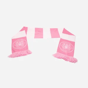 Pink Crest Bar Scarf